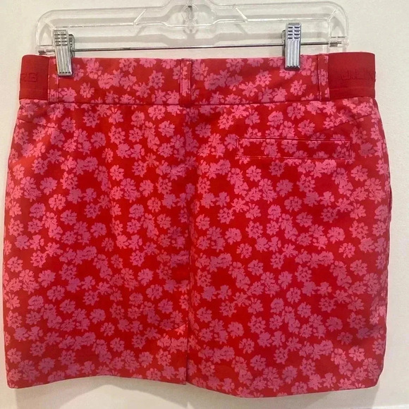 J.Lindeberg Micro Stretch golf skirt Pop Print flower print Size M Size 8 - Picture 2 of 10